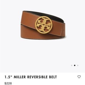 Tory Burch 1.5” Miller Reversible Belt